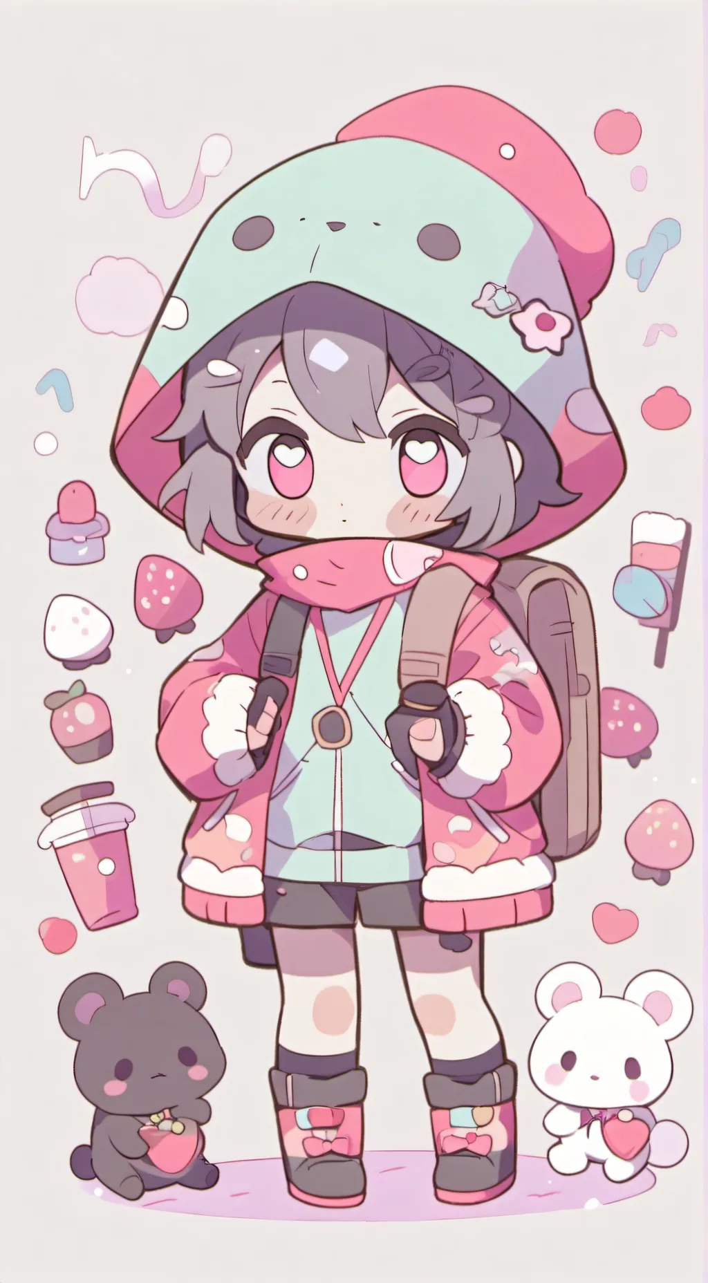 ai character: Starry DW(OC) background