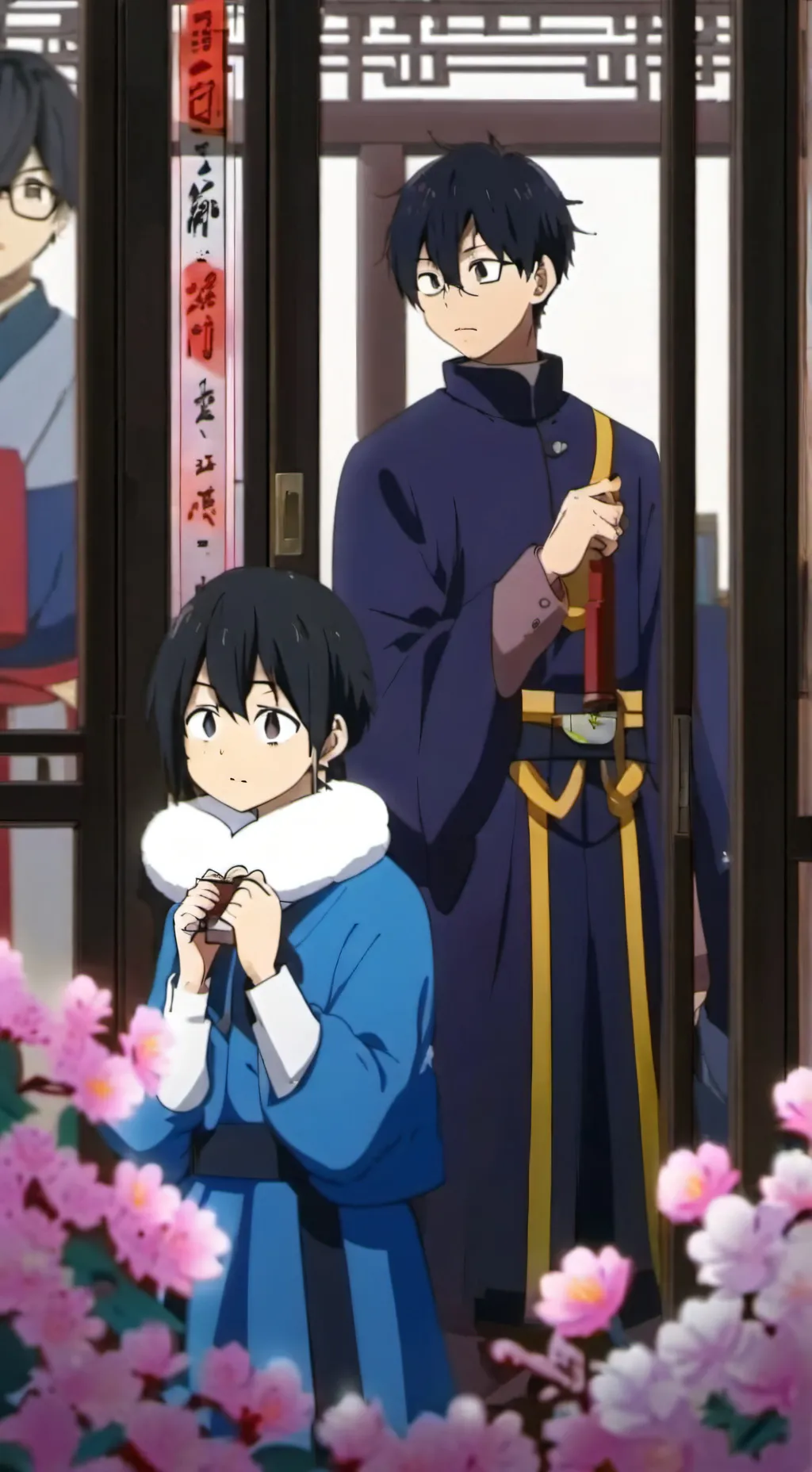 ai character: Axel et Matise background