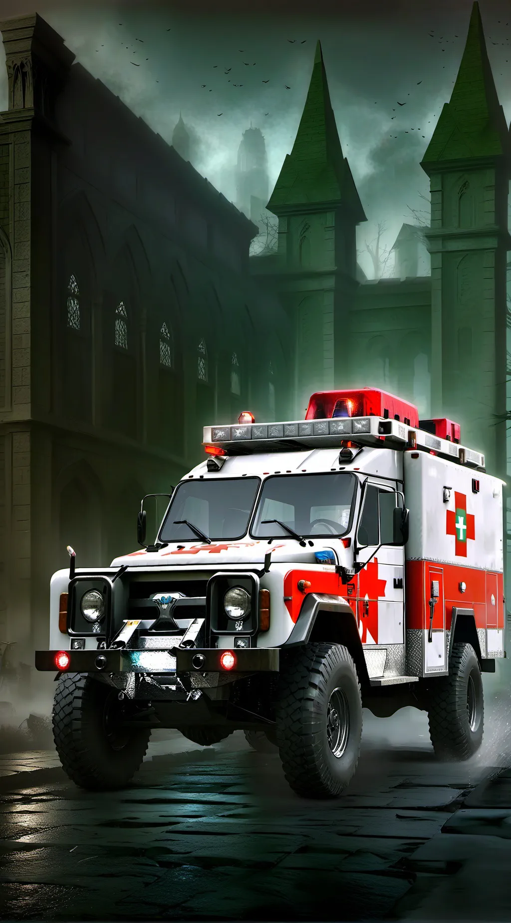 ai character: rambulance background