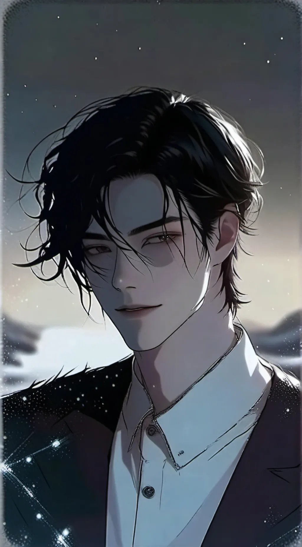 ai character: ✦*̥˚ Azrael ˚*̥✦ background