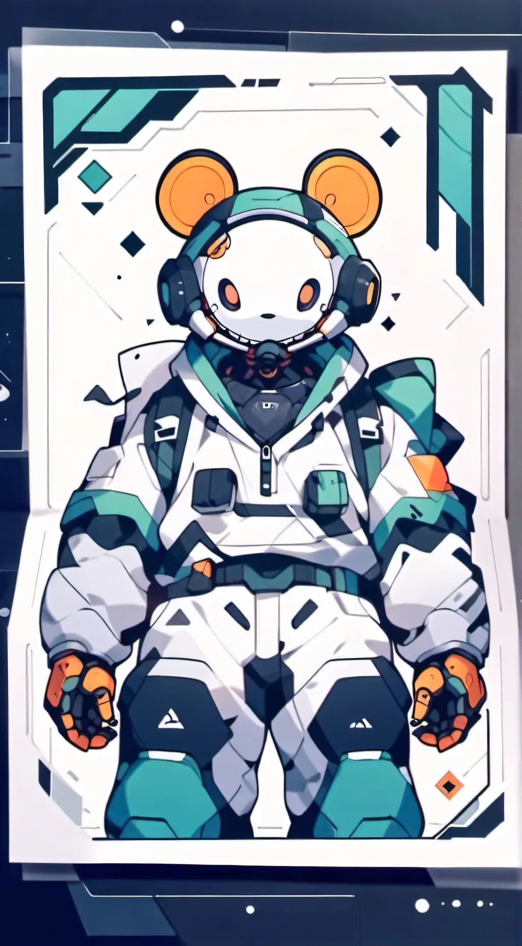 ai character: Mouse bot background