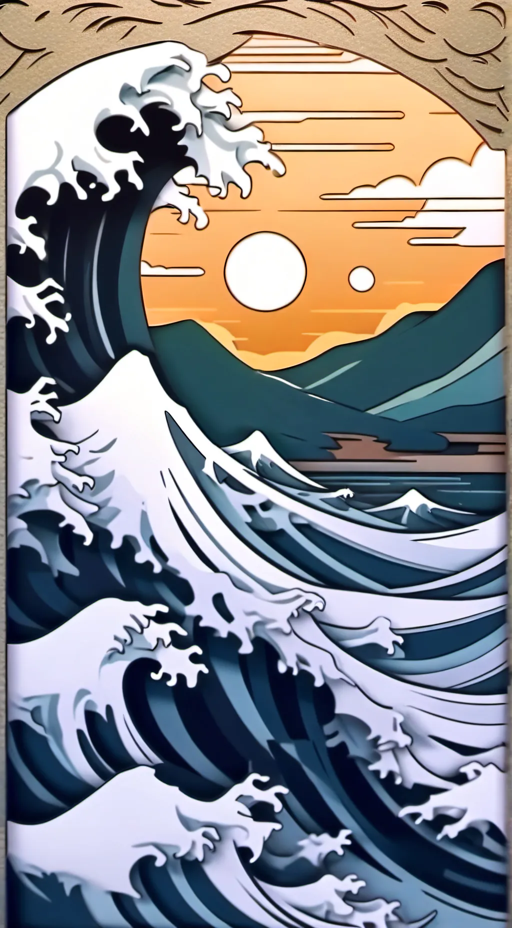 ai character: kny x the monkey  background