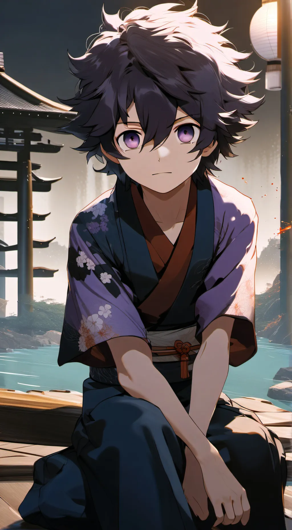 ai character: justin background