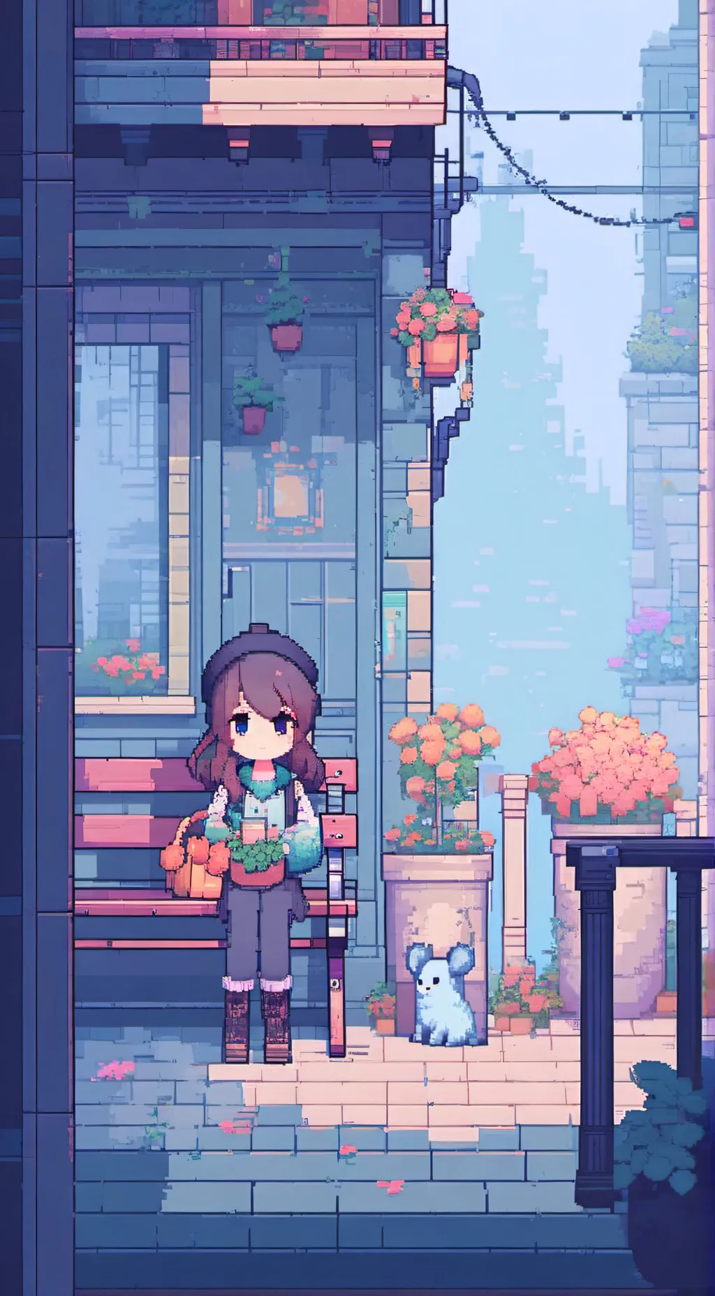 ai character: Ника background