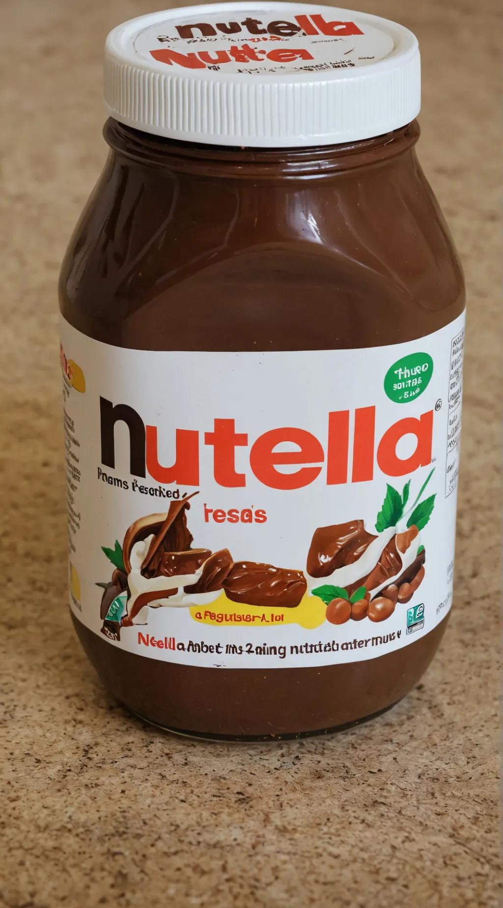 ai character: Nutella background