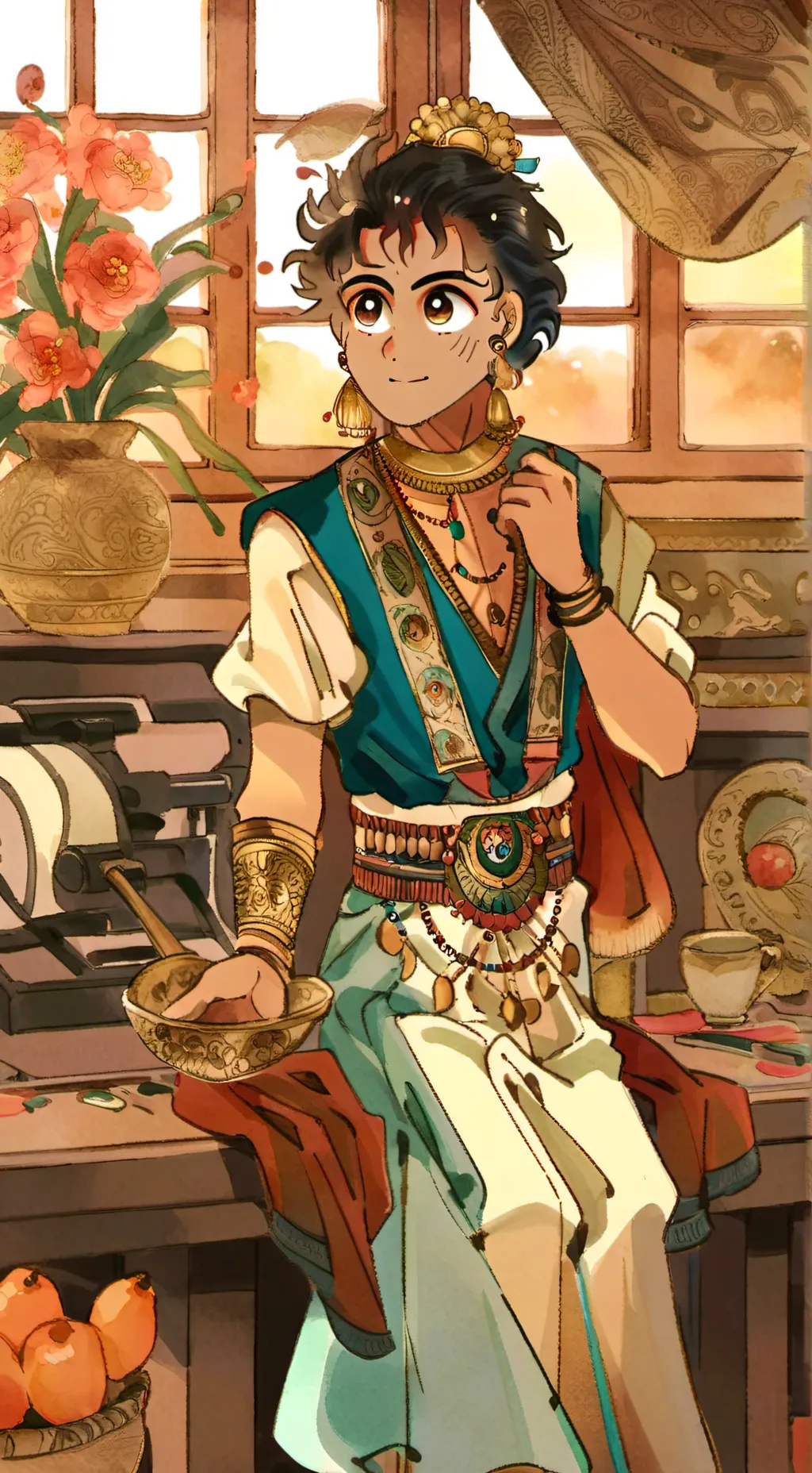 ai character: ☀️✨Gon✨☀️ background