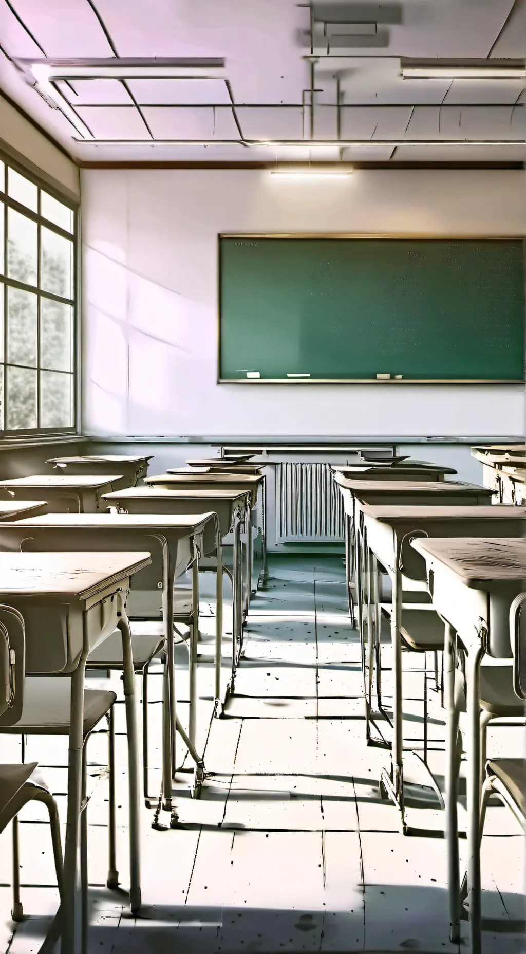 ai character: MD Korean School background