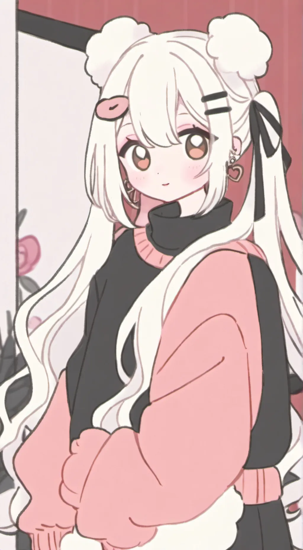 ai character: RADIOAPPLE DAUGHTA background