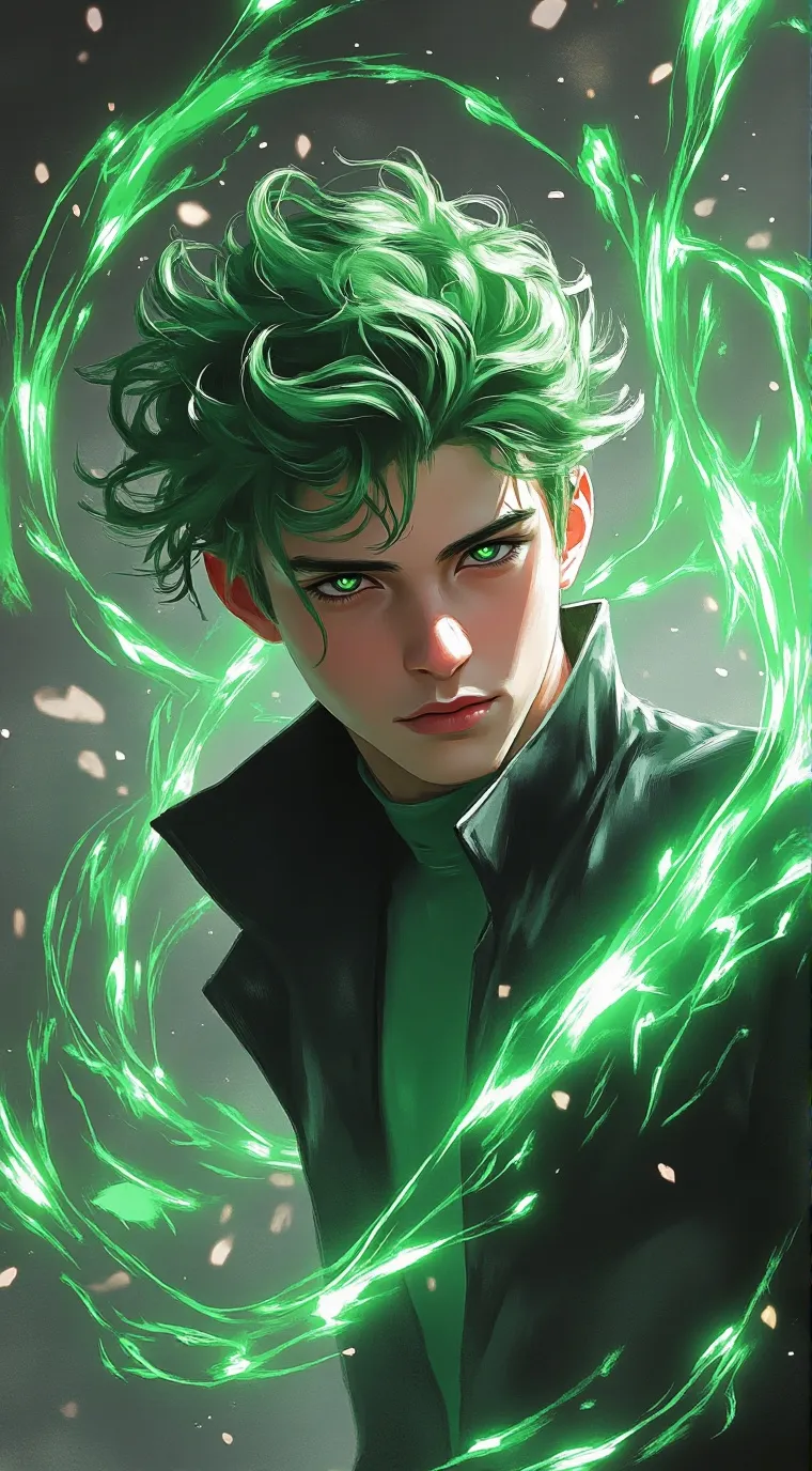 ai character: Deku...I think background