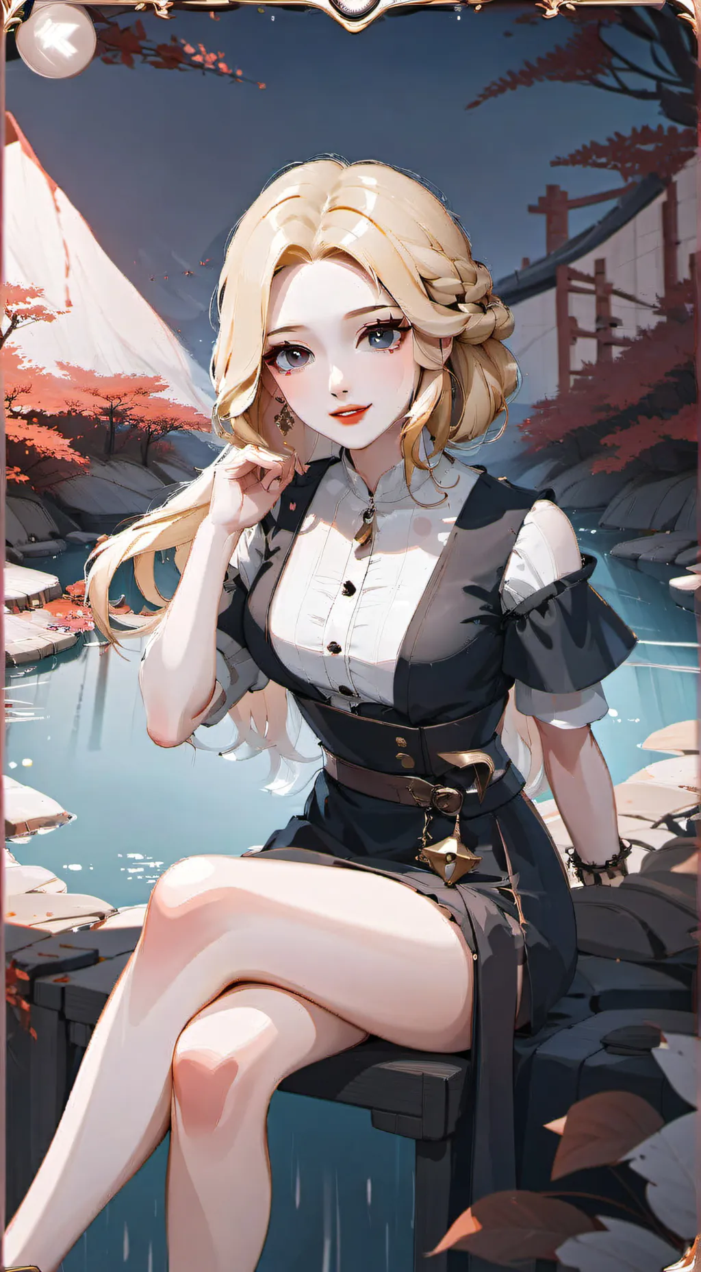 ai character: Sofia🎀🐝 background