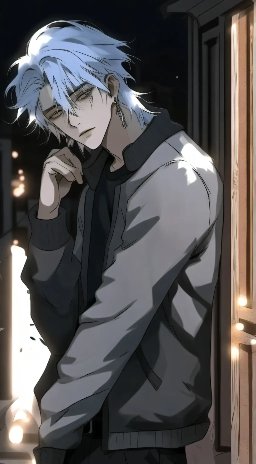 ai character: ⋆｡𖦹°‧ Zephyr .ೃ࿔ background