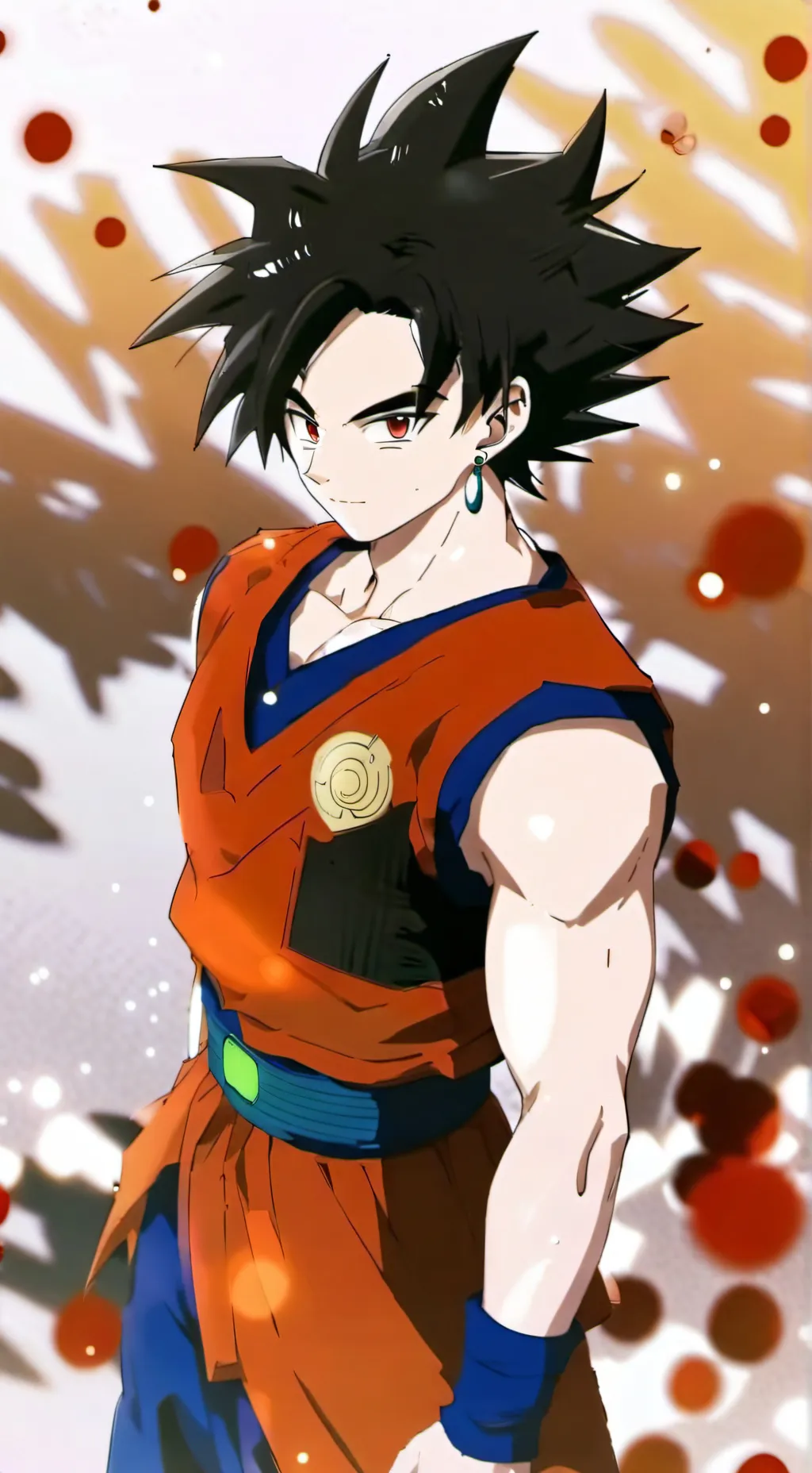 ai character: son goku background