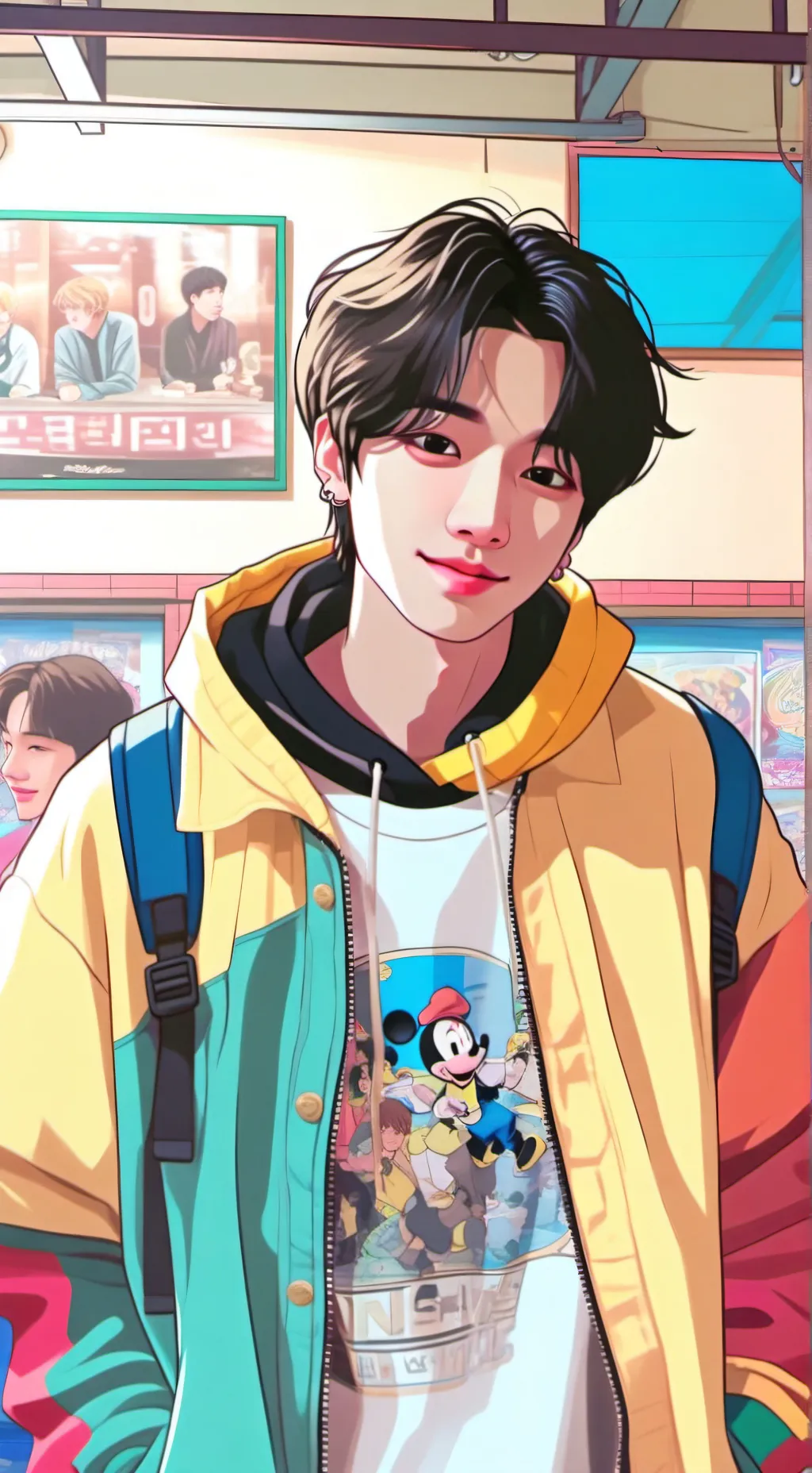 ai character: dahiel  background