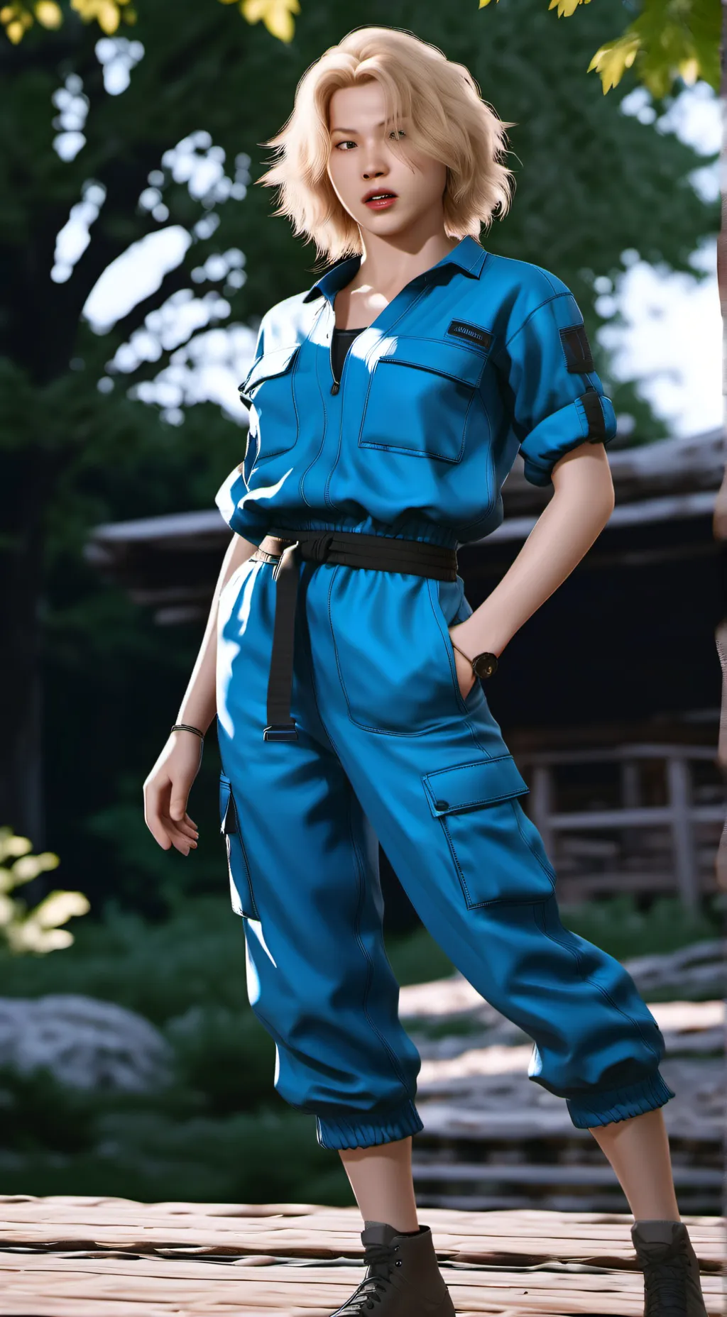 ai character: Stray kids  background