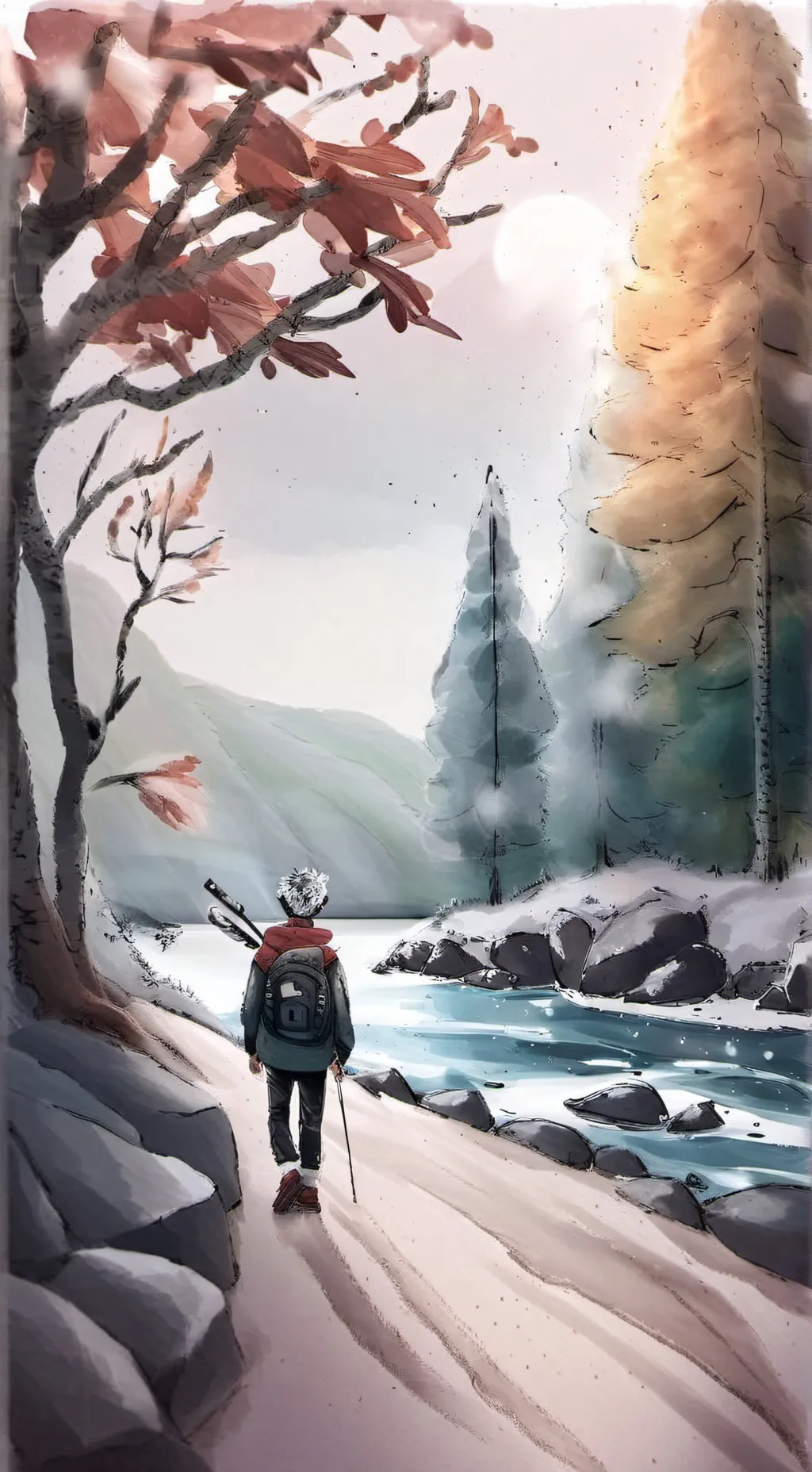 ai character: fruitcake  background