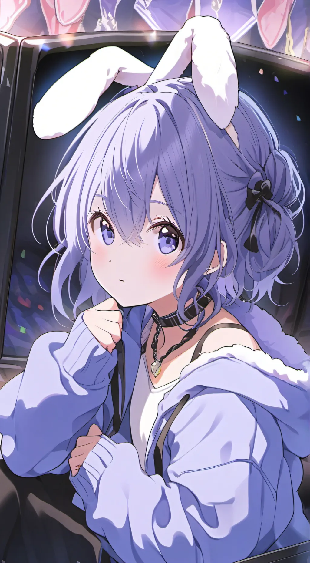 ai character: Boxer-Bunny Ella Spirit background