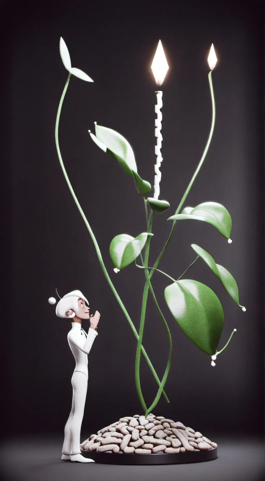 ai character: Fruitcake talk background