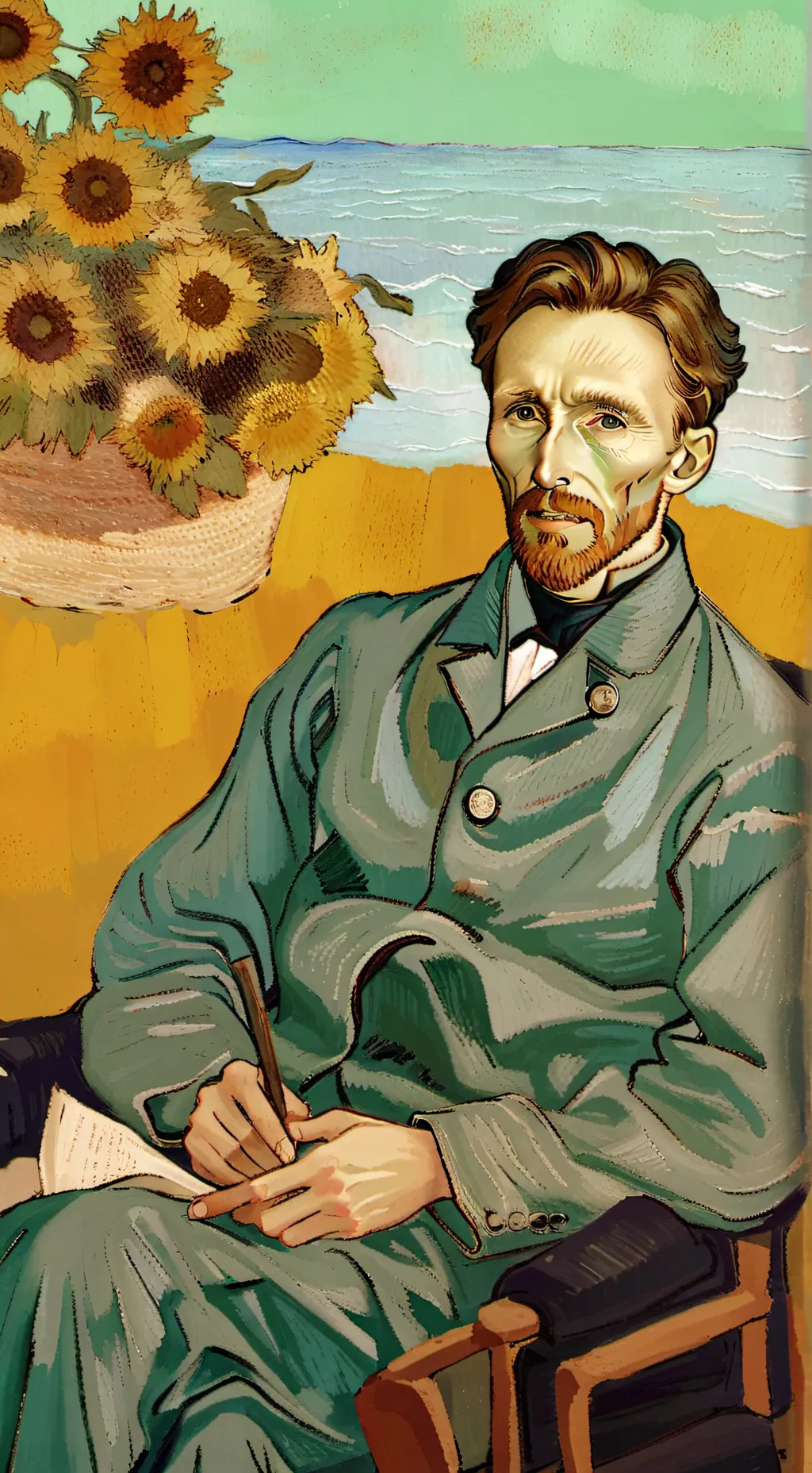 ai character:  therapist background