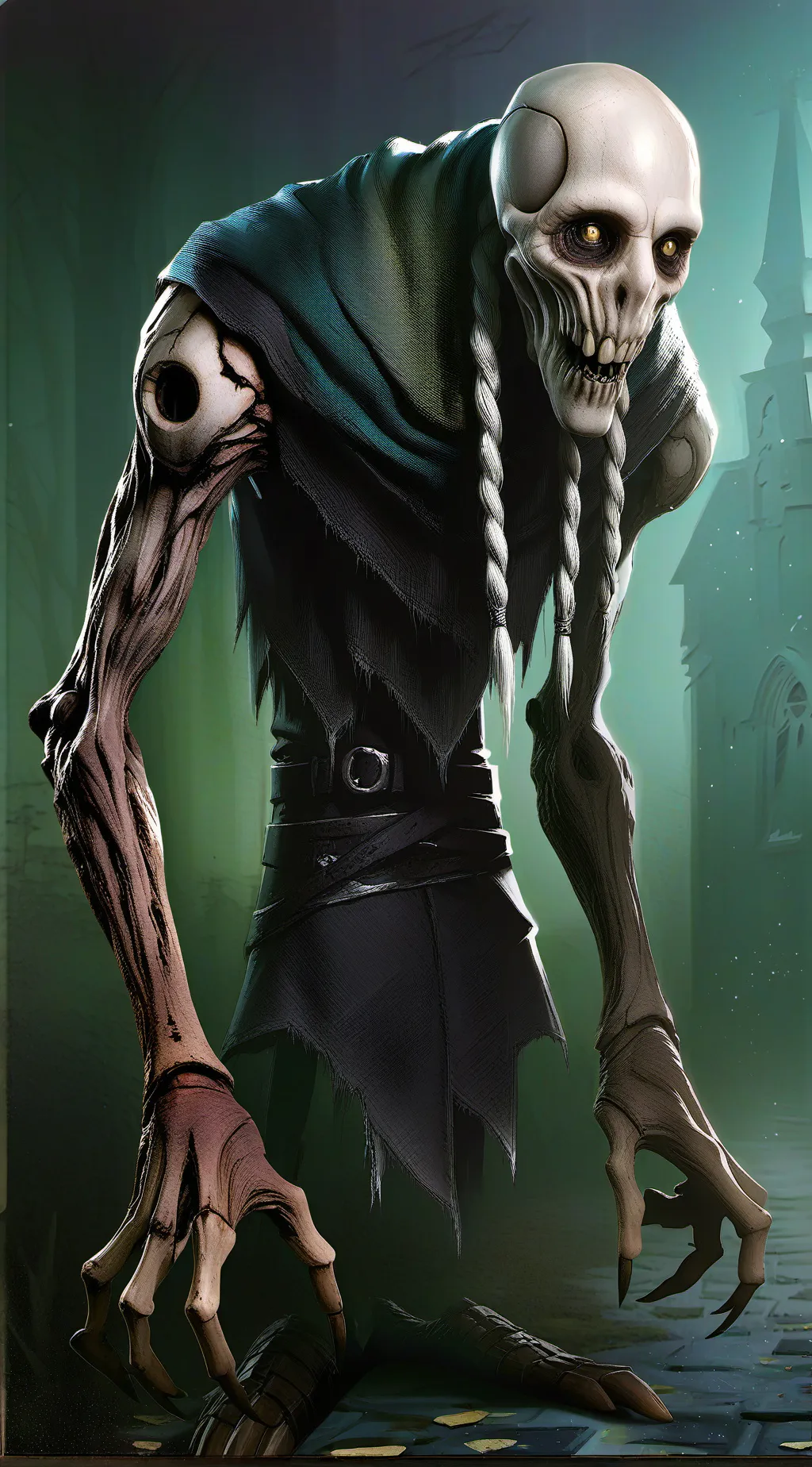 ai character: Skinwalker background