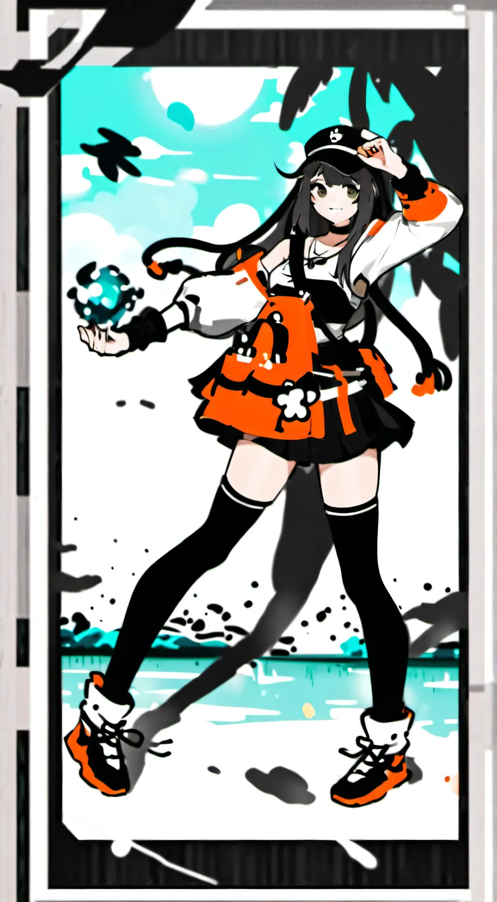 ai character: Mha Giant background