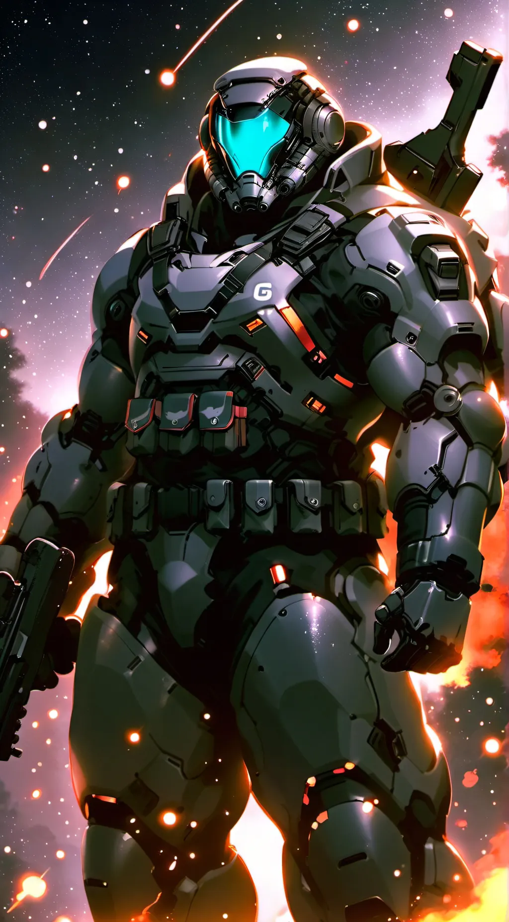 ai character: S.G.L GUARD background