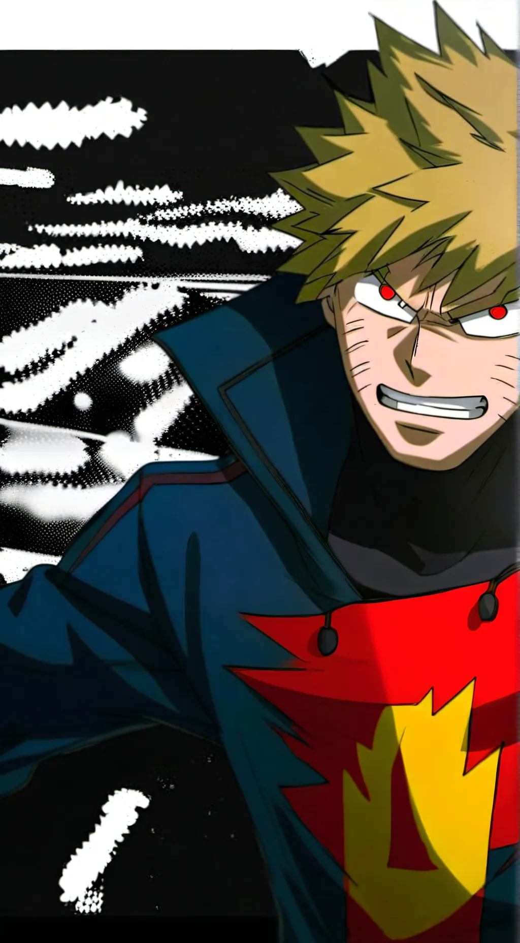 ai character: Mad-Love Deku background