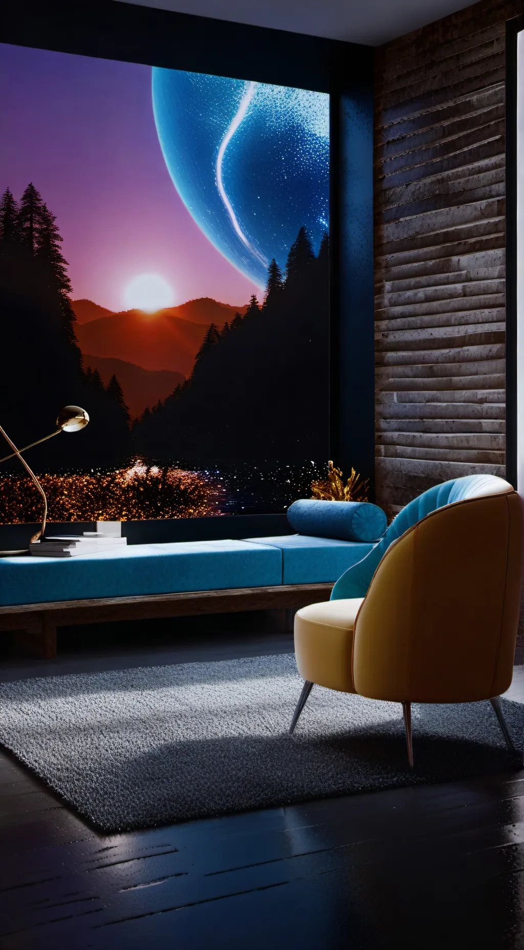 ai character: 🪐Calming space🪐 background