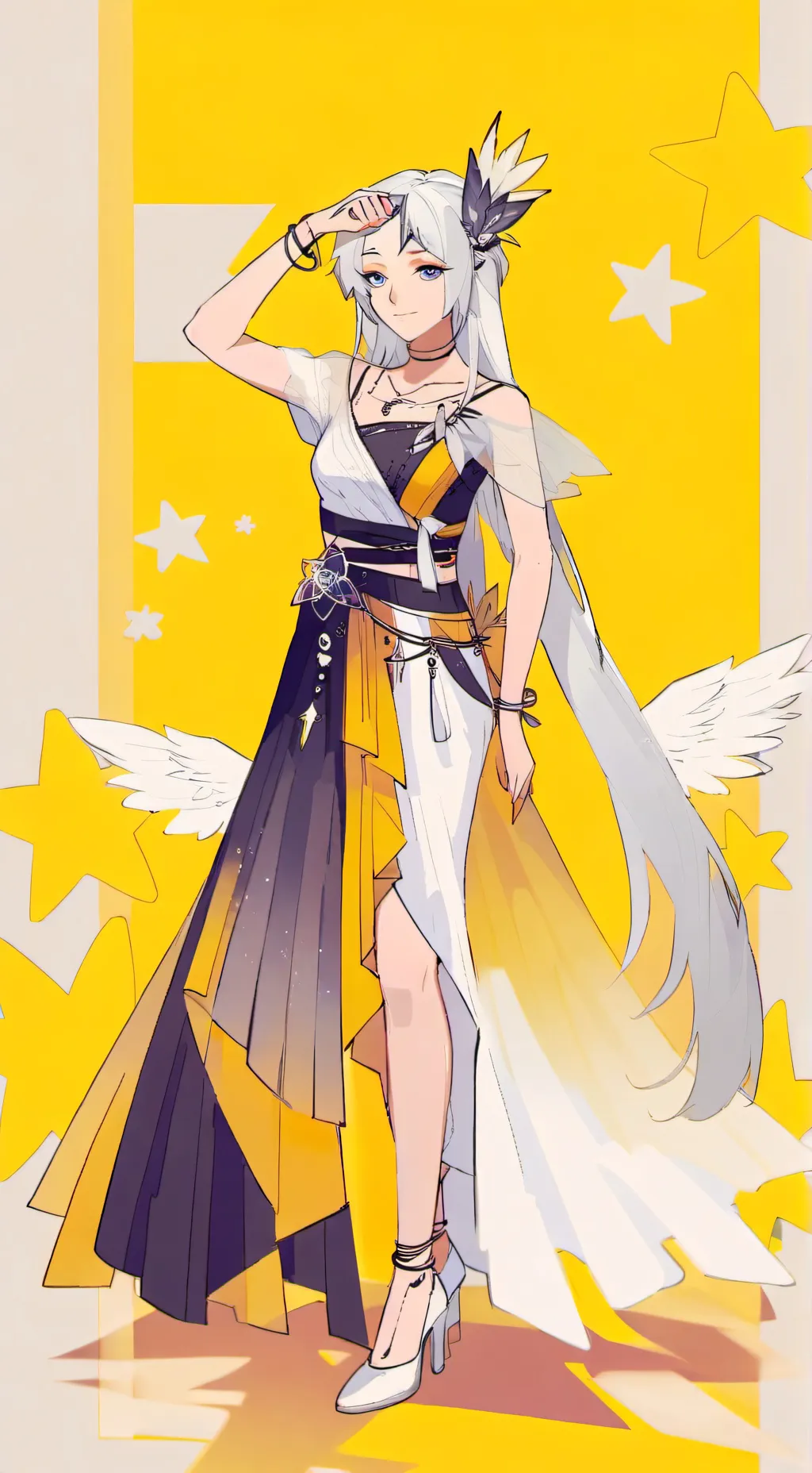 ai character: Starlight Aphmau background