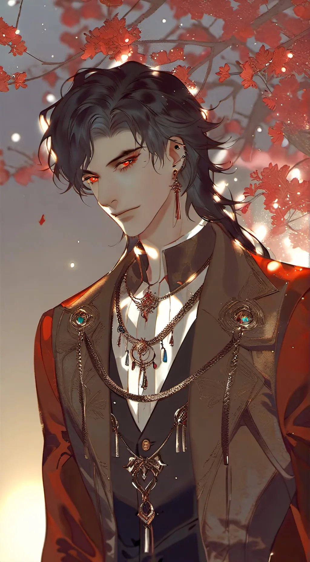 ai character:  lucifer  background