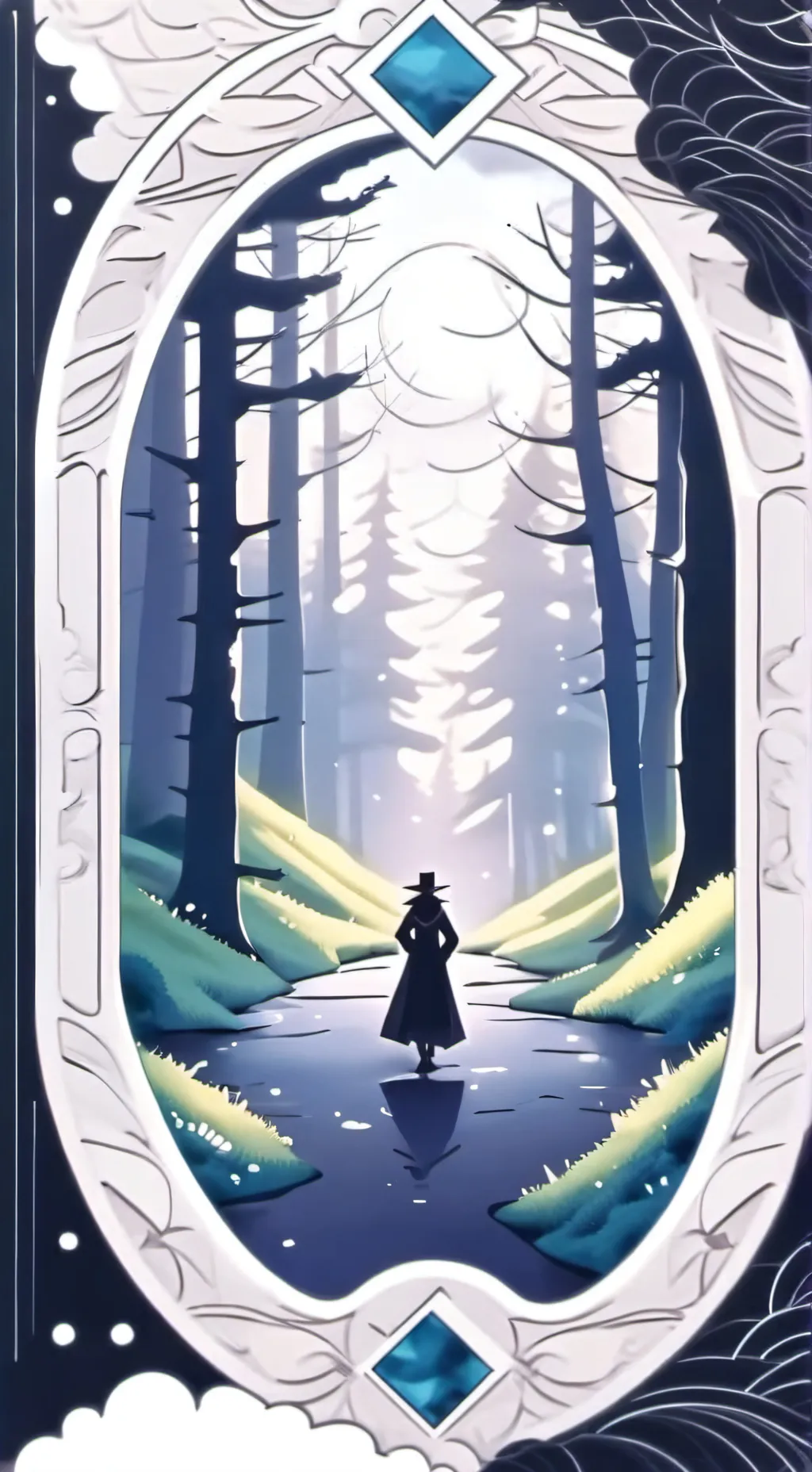 ai character: hi pookie bear background