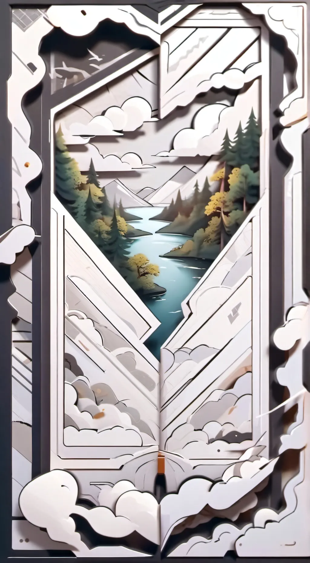 ai character: CO talkie!!  background