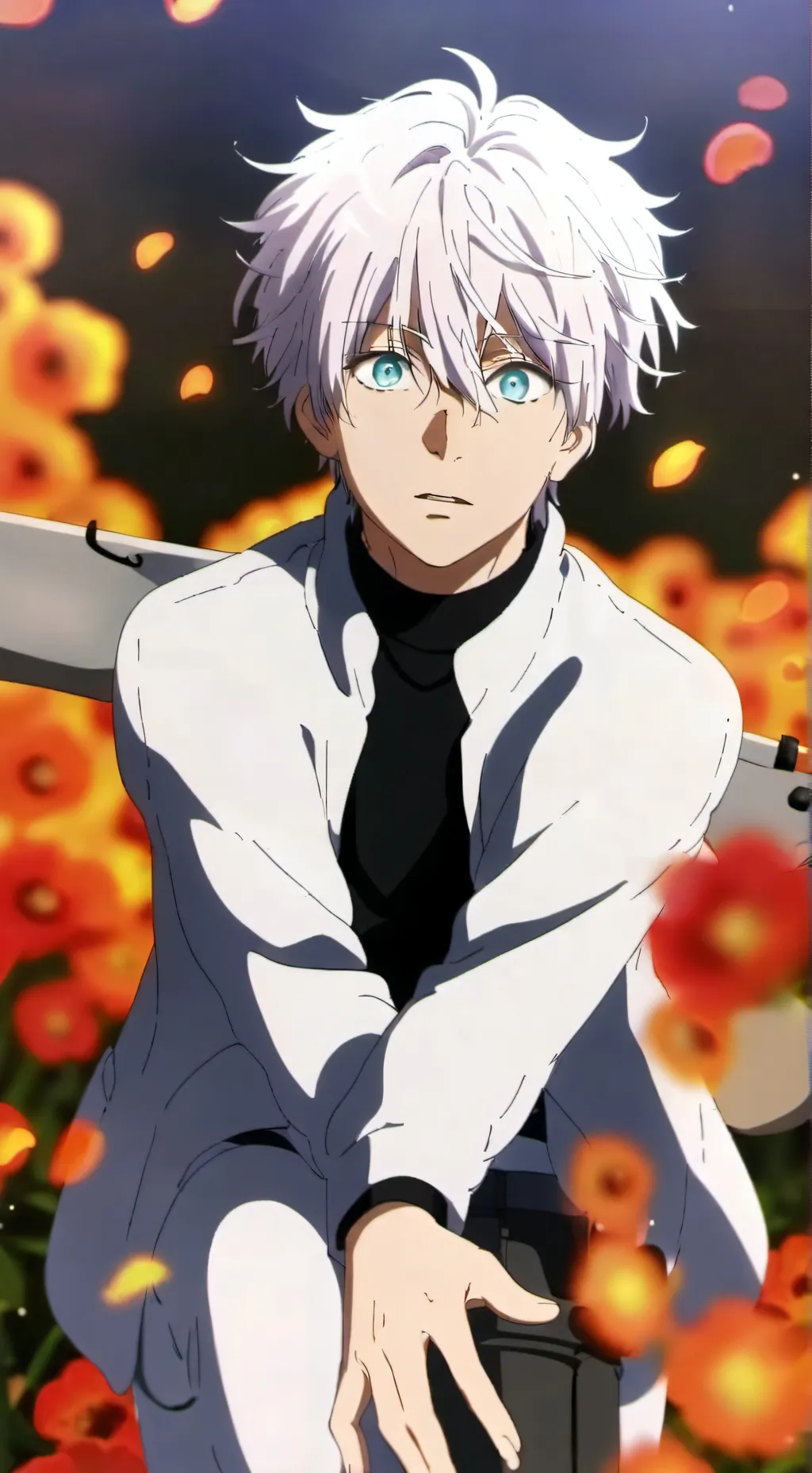 ai character: Satoru gojo 😏 background