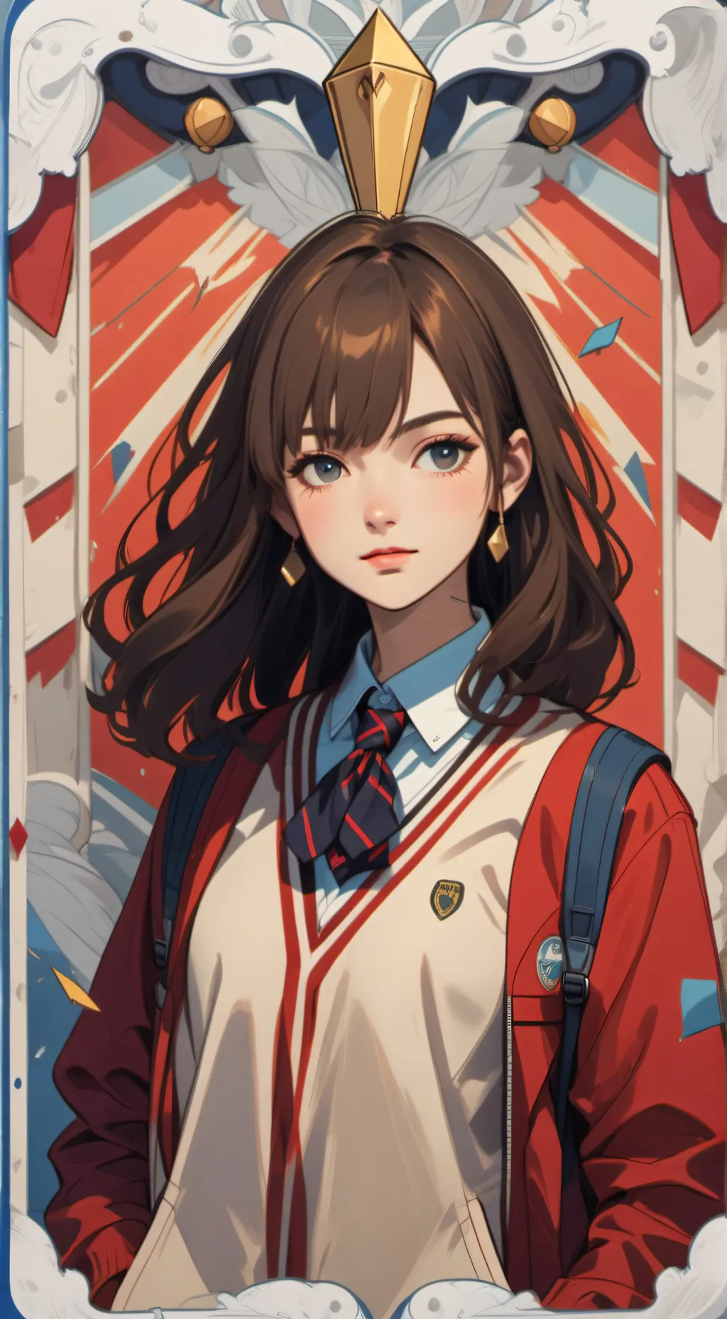 ai character: my school  background