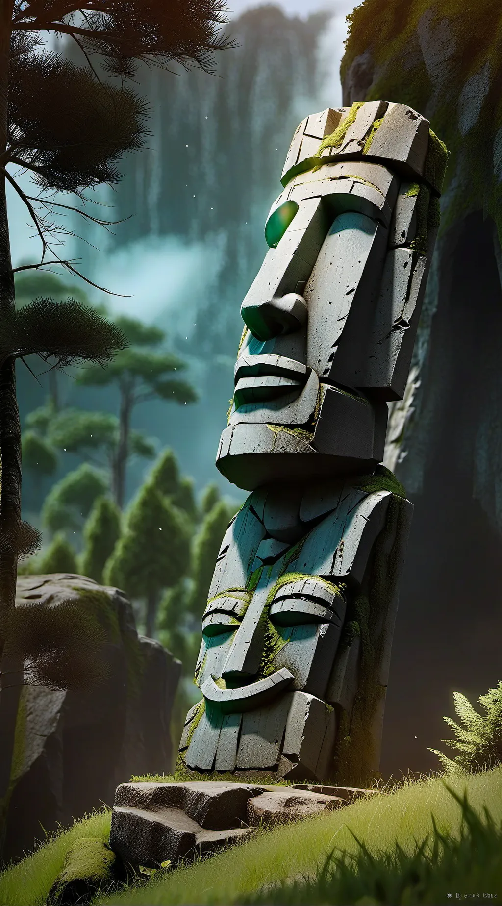 ai character: Moai consejador🗿 background