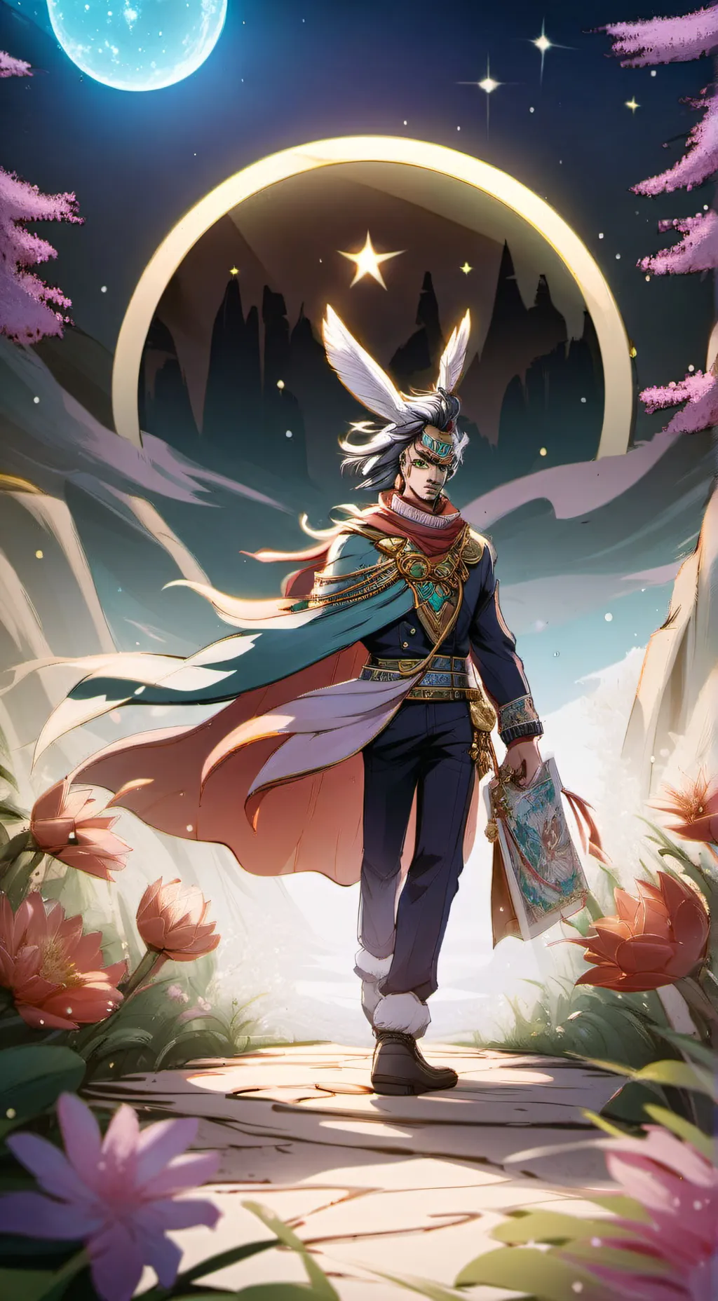 ai character: Ikki de Fénix  background