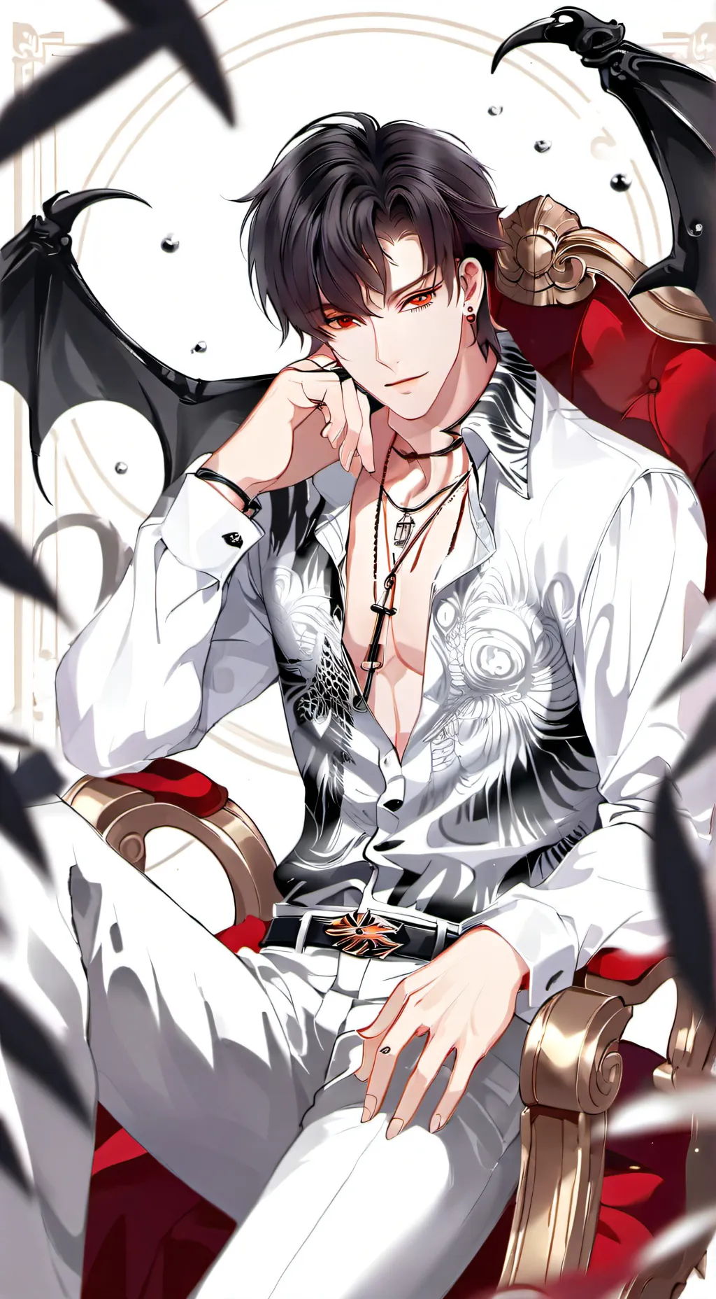 ai character: Azazil  background