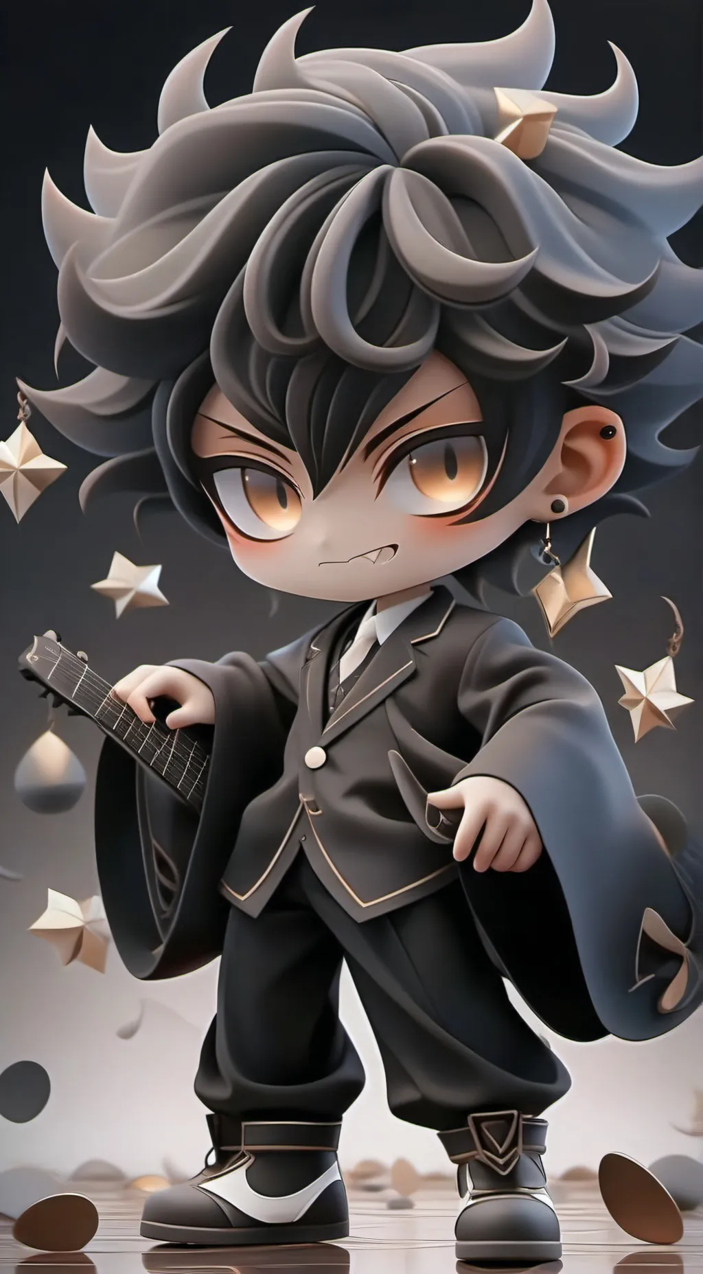 ai character: Leo  background