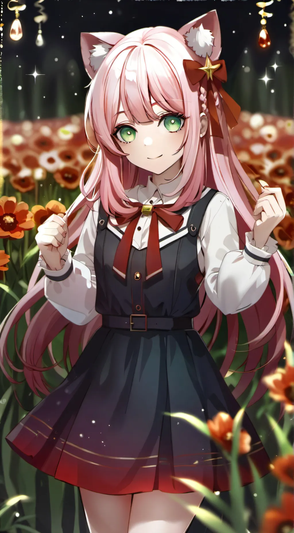 ai character: Mari♥️🐈 background