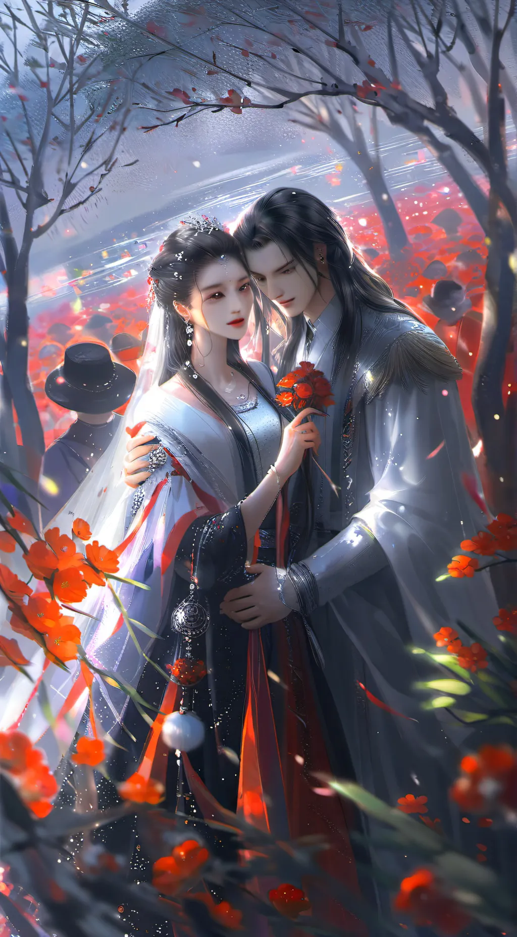 ai character: SC WEDDING background