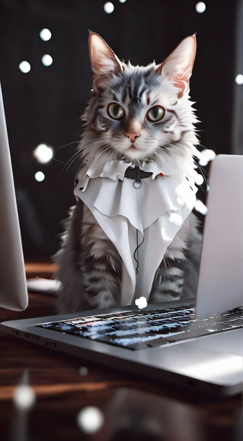 ai character: MewByte background