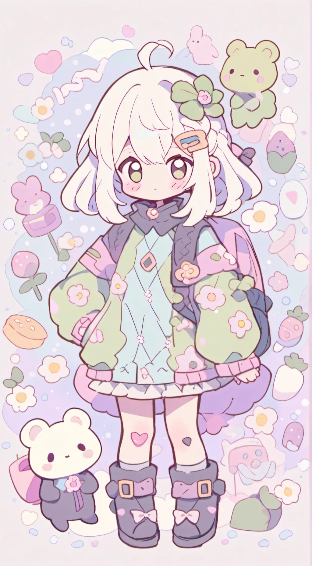 ai character: Obssessed Dandy background