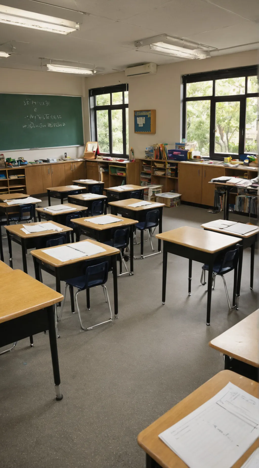 ai character: School background