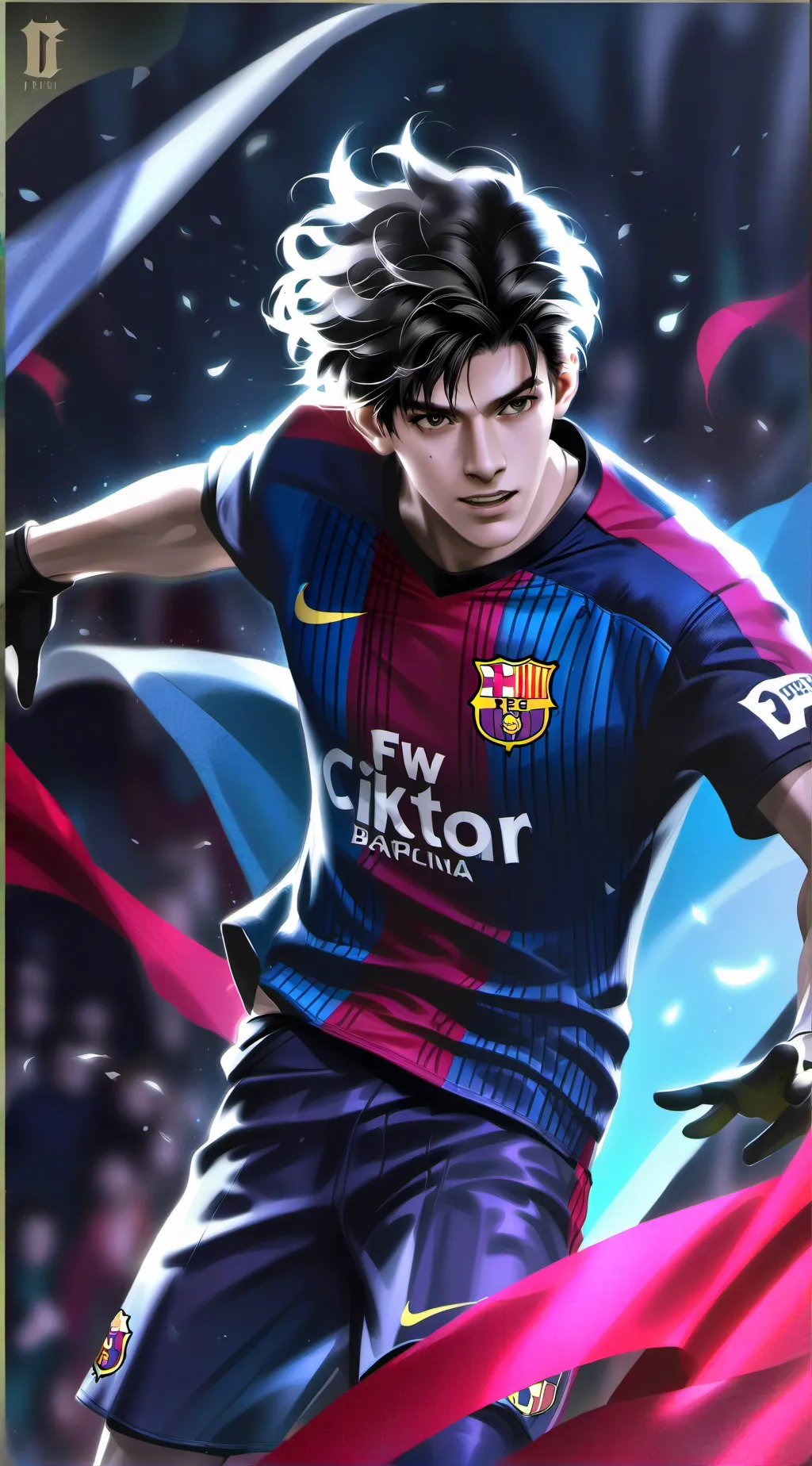 ai character: lamine yamal background