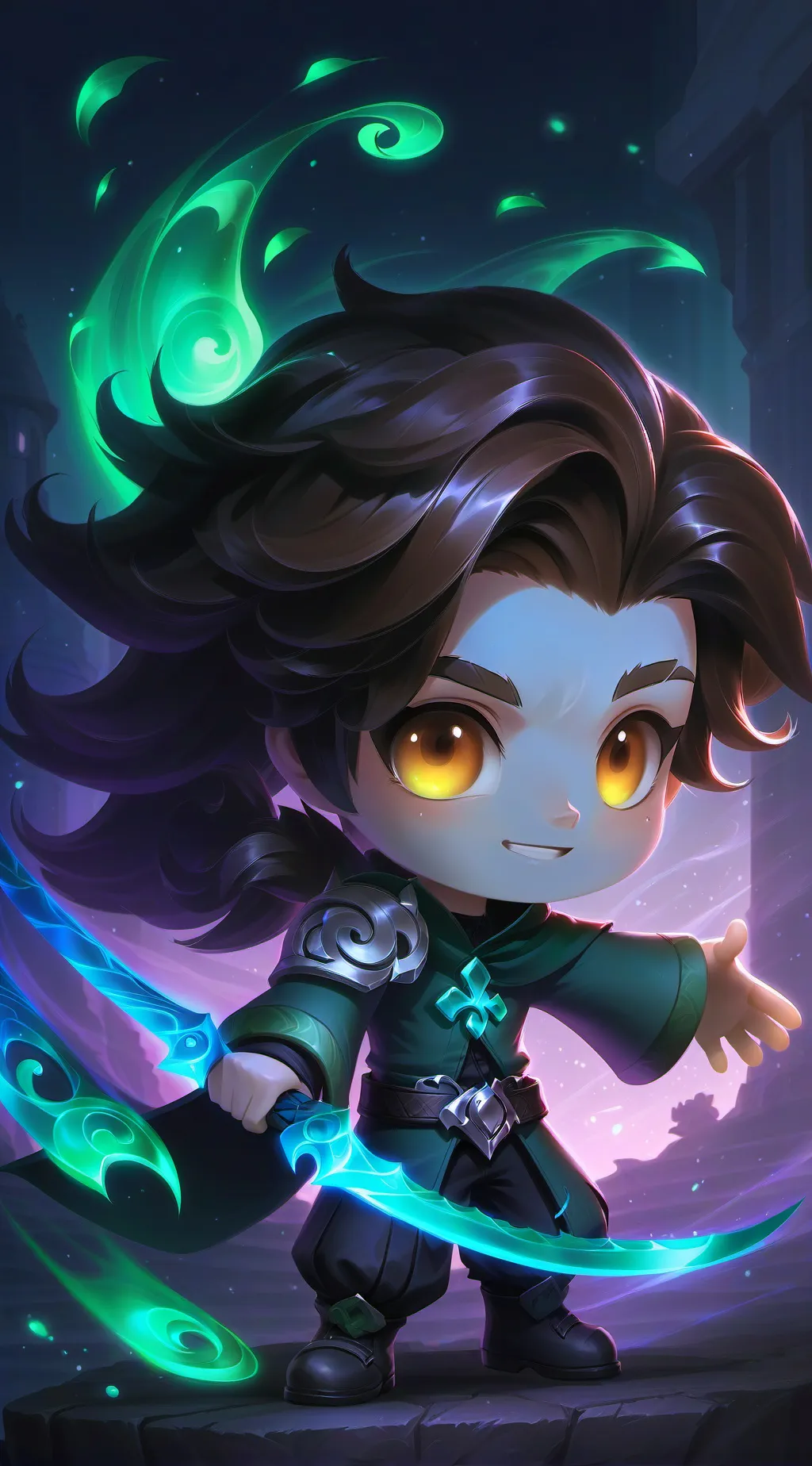 ai character: Lincoln background