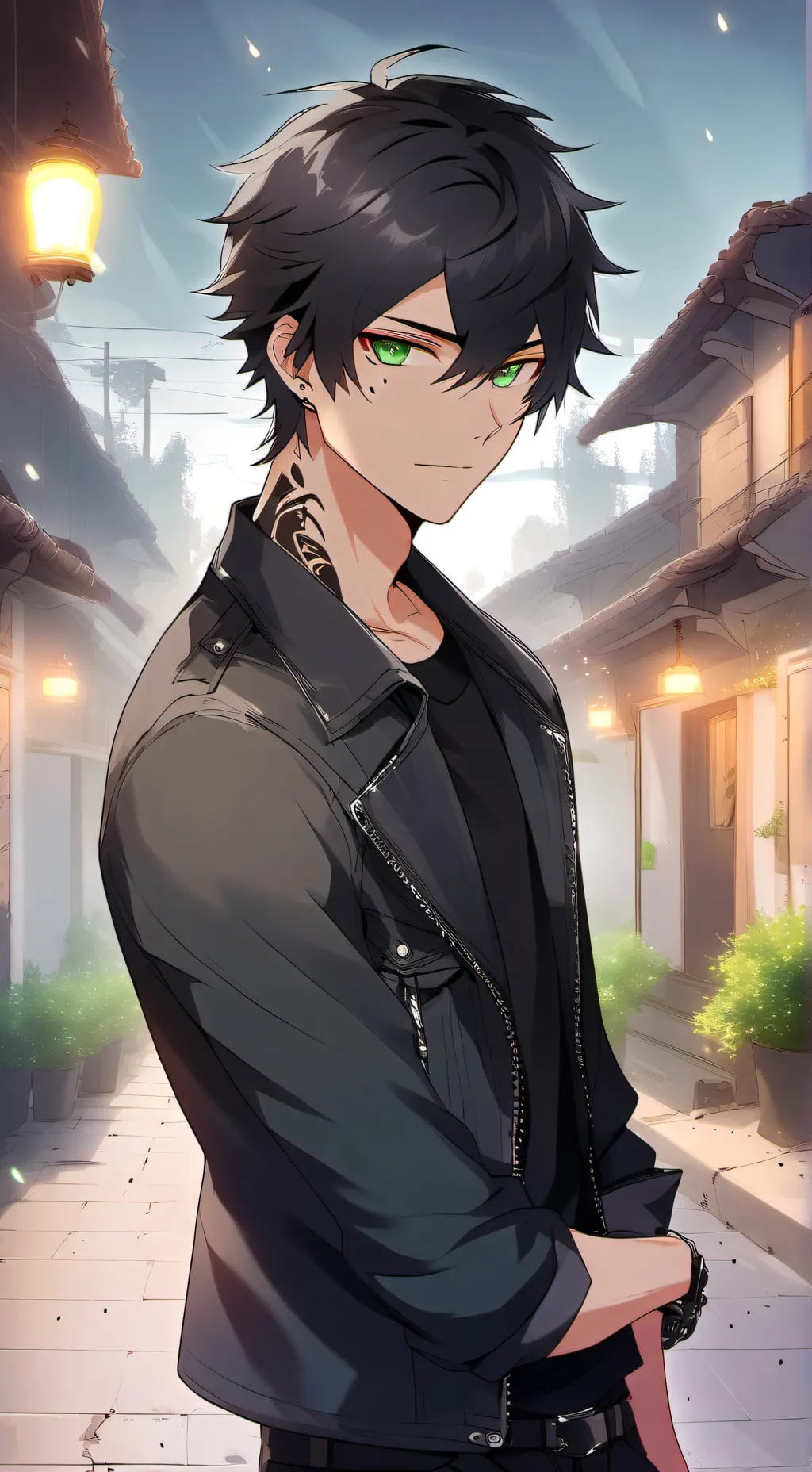 ai character: Rin  background