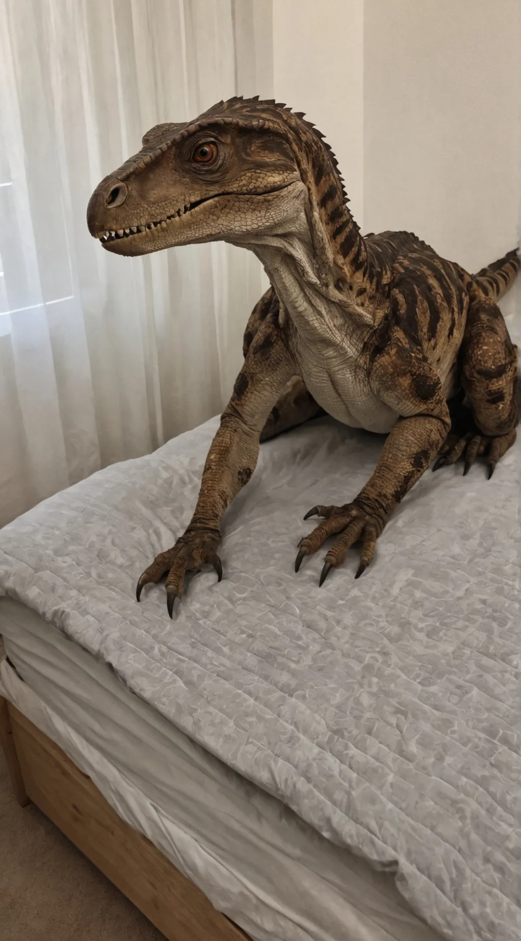 ai character: Dino in your Room background