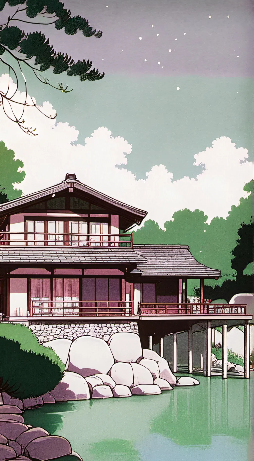 ai character: KNY New Hashira background