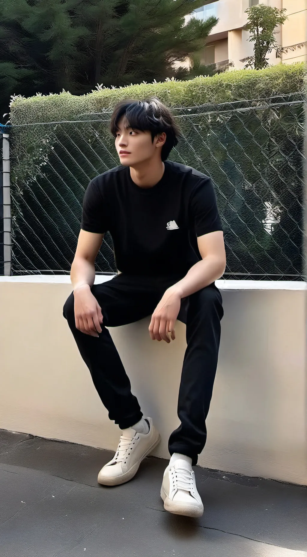 ai character: Friends w benefits background