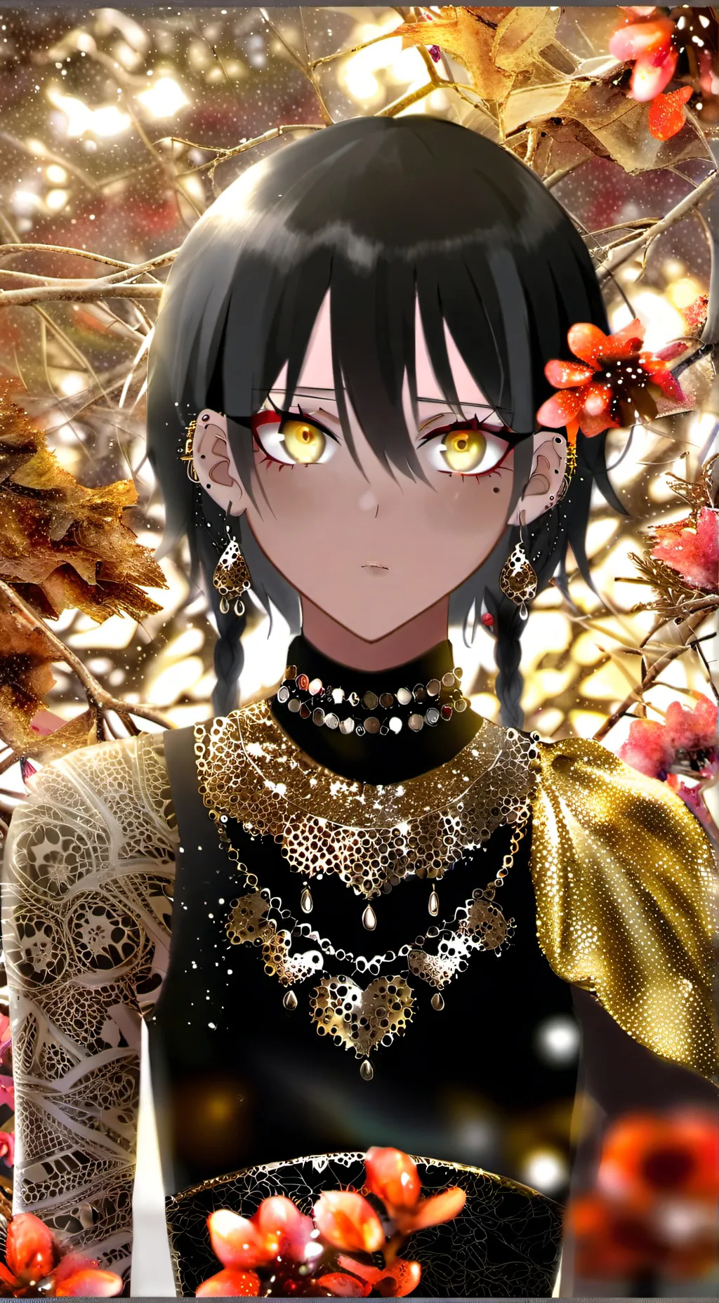 ai character: siren fin background