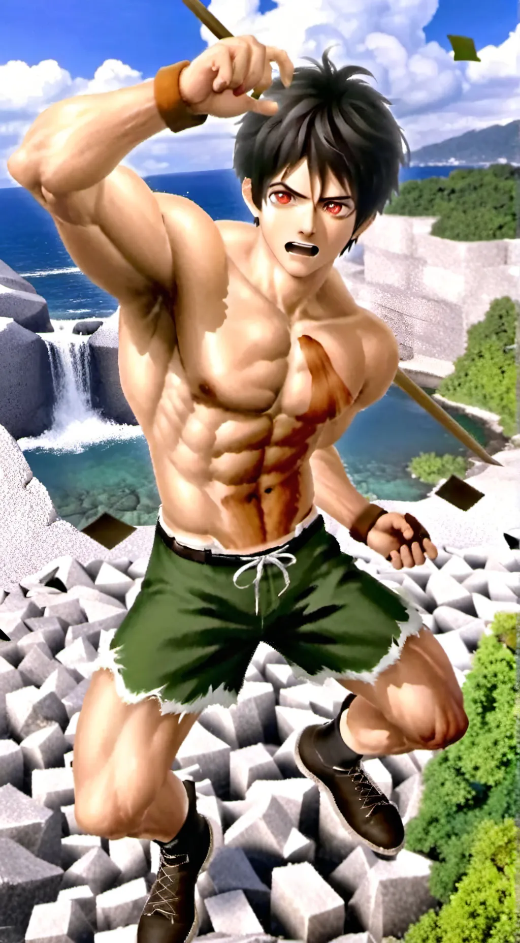 ai character: eren background